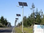 Lampu PLTS Bengkulu Lampu penerangan jalan menggunakan pembangkit listrik tenaga surya (PLTS). Lampu ini akan dipasang di kawasan objek wisata Pantai Panjang, Kota Bengkulu, dalam waktu dekat.(Foto/Ist)