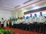 Gubernur Rohidin Mersyah mengukuhkan Pengurus Keluarga Beso Lembak Bengkulu (KBLB) masa bakti 2022-2025, bertempat di Balai Raya Semarak Bengkulu.(Foto/Ist)