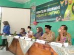 Dinas Kesehatan Bengkulu Utara, menggelar edukasi kepada masyarakat tentang manfaat protien hewani guna mencegah stunting. Acara ini digelar dalam rangka memperingati Hari Gizi Nasional (HGN) tahun 2023.(Foto HB/Idris)