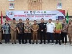 Rakor KPK Anggota KPK foto bersama para peserta rakor pemberantasan korupsi di pemerintah Provinsi Bengkulu.(Foto/Ist)