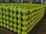 Stok gas epliji 3 kg di Bengkulu Cukup.(Foto-Ist)