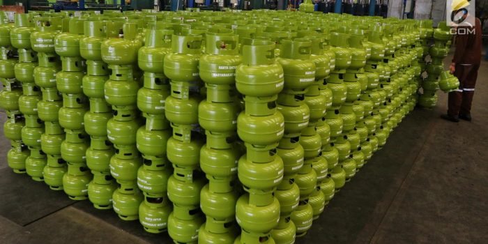 Stok gas epliji 3 kg di Bengkulu Cukup.(Foto-Ist)