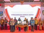 Pemprov Bengkulu dan Pemprov Jatim melakukan transaksi ekonomi pada jenis komoditas pakan dan udang tercatat sebanyak Rp 196 miliar.(Foto/Ist)