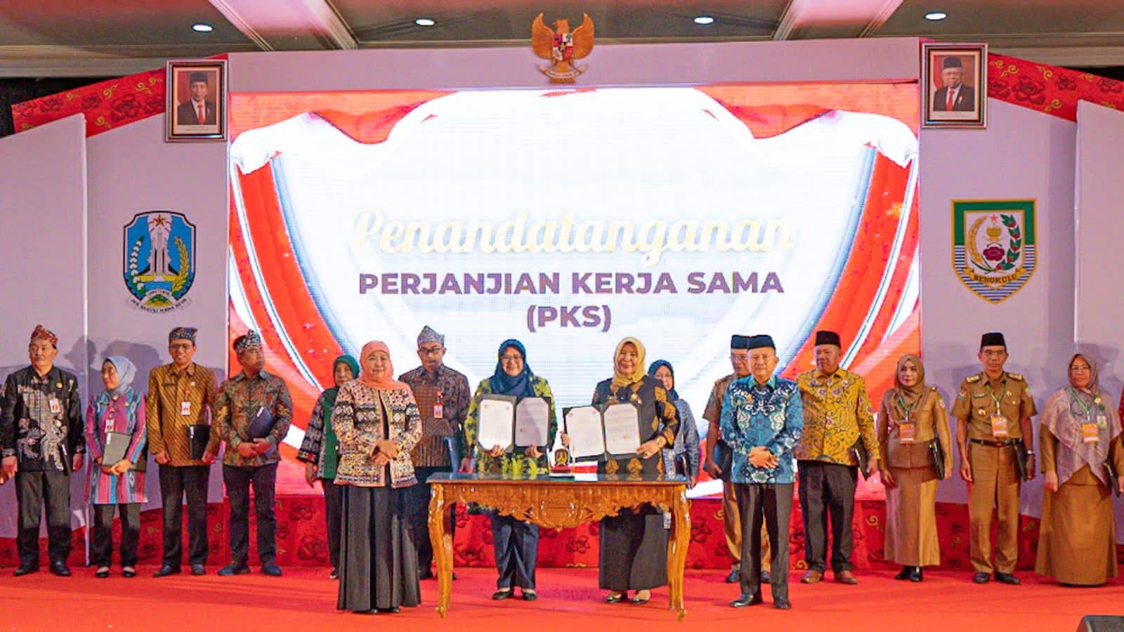 Pemprov Bengkulu dan Pemprov Jatim melakukan transaksi ekonomi pada jenis komoditas pakan dan udang tercatat sebanyak Rp 196 miliar.(Foto/Ist)