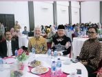 Gubernur Bengkulu, Rohidin Mersyah saat menghadiri pelantikan Pengurus Asbisindo Provinsi Bengkulu dan sekaligus mengikuti seminar nasional tentang perbankan syariah.(Foto/Ist)