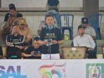 Turnamen Futasal Gubernur Bengkulu Staf Ahli Gubernur Bengkulu, Murlin Hanizar membuka Turnamen Futsal A Antar Pelajar dalam rangka memerihahkan HUT Provinsi Bengkulu ke-55 tahun 2023, bertempat GOR Sawah Lebar, Kota Bengkulu.(Foto/Ist)