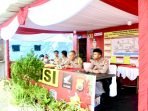 Pos Terpadu Pengamanan Nataru Pos Pengamanan Terpada mulai berdiri di kawasan objek wisata Pantai Panjang, Kota Bengkulu guna memberikan kenyamanan masyarakat saat libur Natura di daerah ini.(Foto/Ist)