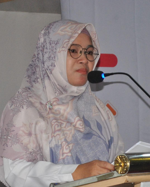 Ketua Tim Kerja I Bidang Akses, Kualitas Layanan KB dan Kesehatan Reproduksi, Novrina Rizky Idnal.(Foto HB/Idris)