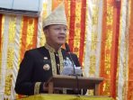 HUT Mukomuko Gubernur Rohidin Gubernur Bengkulu, Rohidin Mersyah saat menyampaikan sambutan pada acara Rapat Paripurna Istimewa DPRD Mukomuko dalam rangka memperingati HUT Mukomuko ke-21 tahun 2024.(Foto/Ist)