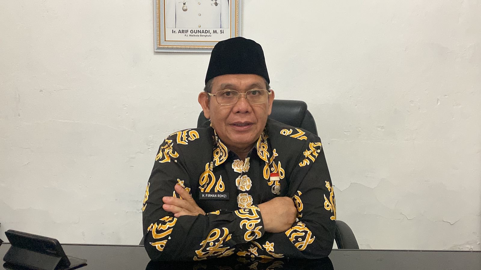 Kepala Disnaker Kota Bengkulu Kepala Disnaker Kota Bengkulu, Firman Romzi.(Foto/MC Pemkot Bengkulu)