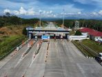 Gerbang jalan tol Bengkulu-Tabah Penanjung, Bengkulu Tengah sepanjang 17,5 km.(Foto/Pemprov Bengkulu)