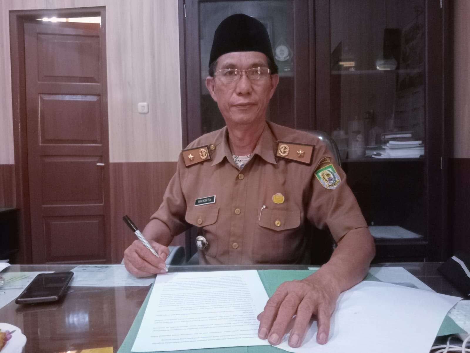 Kabid Perkebunan, Dinas TPHP Bengkulu, Bicman Pangarbesi. (Foto : RRI.CO.ID)