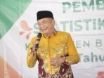 Rachmat Desa Cantik Sekda Benteng Rachmat Riyanto memberikan sambutan saat mencanangkan Desa Srikuncoro di Kecamatan Pondok Kelapa sebagai Desa Cantik di Bengkulu Tengah, Kamis 25 Juli 2024. (Foto : Humas Pemkab Benteng)
