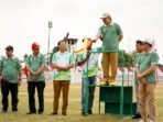 Asisten I Pemprov Bengkulu Khairil Anwar membuka Kejurda Atletik tingkat kabupaten dan kota di Bengkulu, berlangsung di stadion Sawah Lebar Bengkulu, Senin, 26 Agustus 2024.(Foto-Humas Pemprov Bengkulu)