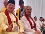 Pasangan Rohidin - Meriani saat mendaftarkan diri ke KPU Provinsi bengkulu1