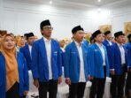 Pelantikan Pengurus PMII Pelantikan Pengurus Koordinator Cabang (PKC) dan Pengurus Cabang (PC) Pergerakan Mahasiswa Islam Indonesia (PMII) se-Provinsi Bengkulu, di Balai Raya Semarak, Minggu 4 Agustus 2024.(Foto : Humas Pemprov Bengkulu)