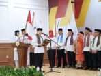 Gubernur Bengkulu, Rohidin Mersyah kukuhkan Pengurus Gemuja BSA Bengkulu masa bakti 2024-2029, di Balai Raya Semarak Bengkulu, Minggu 22 September 2024.(Foto-Humas Pemprov Bengkulu)