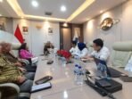 Wakil Menteri Ketenagakerjaan, Afriansyah Noor melakukan pertemuan dengan pengurus PWI Pusat untuk membahas rencana kolaborasi sosialisasi program ketenakerjaan, di Jakarta, Senin 23 September 2024.(Foto-PWI Pusat)