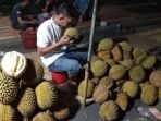 Bjuah Durian Banjiri Kota Bengkulu.(Foto-Istimewa)