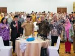 Gubernur Rohidin saat menghadiri Sosialisasi Pembudayaan Kegemaran Membaca di Balai Raya Semarak Bengkulu..