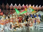 Kontingen Bengkulu saat menghadiri pembukaan PON XXI Aceh-Sumut, Senin 9 Agustus 2024.(Foto-Humas Pemprov Bengkulu)