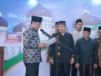 himpunan Masyarakat Aceh Plt Gubernur Bengkul Rosjonsyah mengukuhkan Pengurus Himpunan Masyarakat Aceh di Bengkulu, Sabtu 12 Oktober 2024.(Foto-Humas Pemprov Bengkulu)