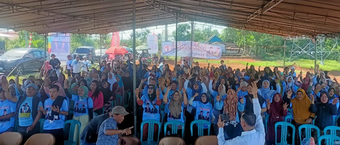 Pendukung Pasangan Rachmat-Tarmizi sepakat untuk memenangkan Pilkada 2024..