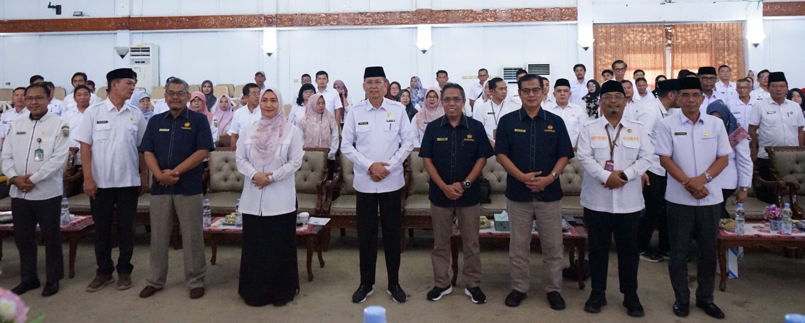 acara Evaluasi Pelaksanaan Anggaran hingga Triwulan III dan Sosialisasi Langkah Akhir Tahun 2024 di Gedung Serba Guna Kantor Gubernur, Rabu 16 Oktober 2024