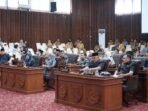 DPRD Provinsi Bengkulu menggelar rapat paripurna pengantar rancangan APBD Provinsi Bengkulu 2025, Senin 4 November 2024.(Foto-Humas Pemprov Bengkulu)