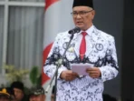 Penjabat Bupati Benteng, Heryandi Roni menjadi pembina upacara pada HUT PGRI-79 Tahun 2024, Rabu 4 Desember 2024.(Foto-Istimewa)