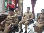Plt Gubernur Bengkulu, Rosjonsyah mengikuti puncak Hakordia tahun 2024 secara daring di ruang kerja wakil gubernur Bengkulu, Senin 9 Desember 2024.(Foto-Humas Pemprov Bengkulu)