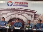 Plt Kepala Kantor Perwakilan Ombudsman Bengkulu, Jaka Andhika memberikan keterangan pers hasil capaian tahun sebelumnya dan 2024 kepada awak media, Kamis 19 Desember 2024.(Foto Harapanbarunews-Usmin)