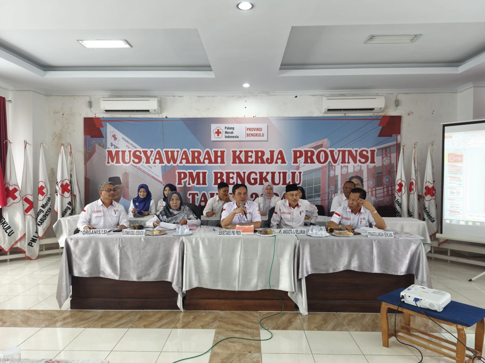 Muskerprov PMI Bengkulu PMI Provinsi Bengkulu gelar Muskerprov untuk lakukan evaluasi dan sususn program 2025, Selasa 24 Desember 2024.(Foto-Istimewa)