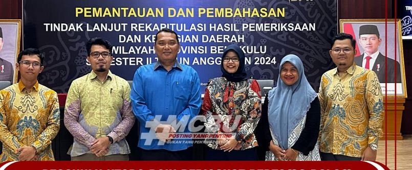Pemkab Bengkulu Utara Raih Juara Pertama Tindaklanjuti temuan BPK semester II tahun 2025.(Foto-MC Bengkulu Utara)