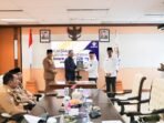 BPK RI Perwakilan Bengkulu serahkan LHP ke Pemprov Bengkulu, Senin 10 Februari 2025.(Foto-MC Bengkulu)