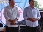 Pasangan Bupati-Wabup Bengkulu Tengah, Rachmat Riyanto-Tarmizi bersama kepala daerah lainnya hasil pilkada 2024 lalu, dilantik Presiden Prabowo Subianto di Jakarta pada 20 Februari 2025.(Foto HB-Usmin)