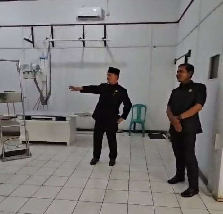 DPRD Kaur Sidak RSUD Anggota Komisi II dan III DPRD Kaur, Bengkulu sidak ke RSU setempat pastikan pelayanan baik.(Foto-Istimewa)