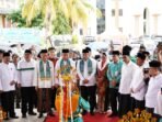 Pelantikan PWNU Bengkulu bertempat di asrama haji Bengkulu, Sabtu 8 Februari 2024.(Foto-MC Bengkulu)
