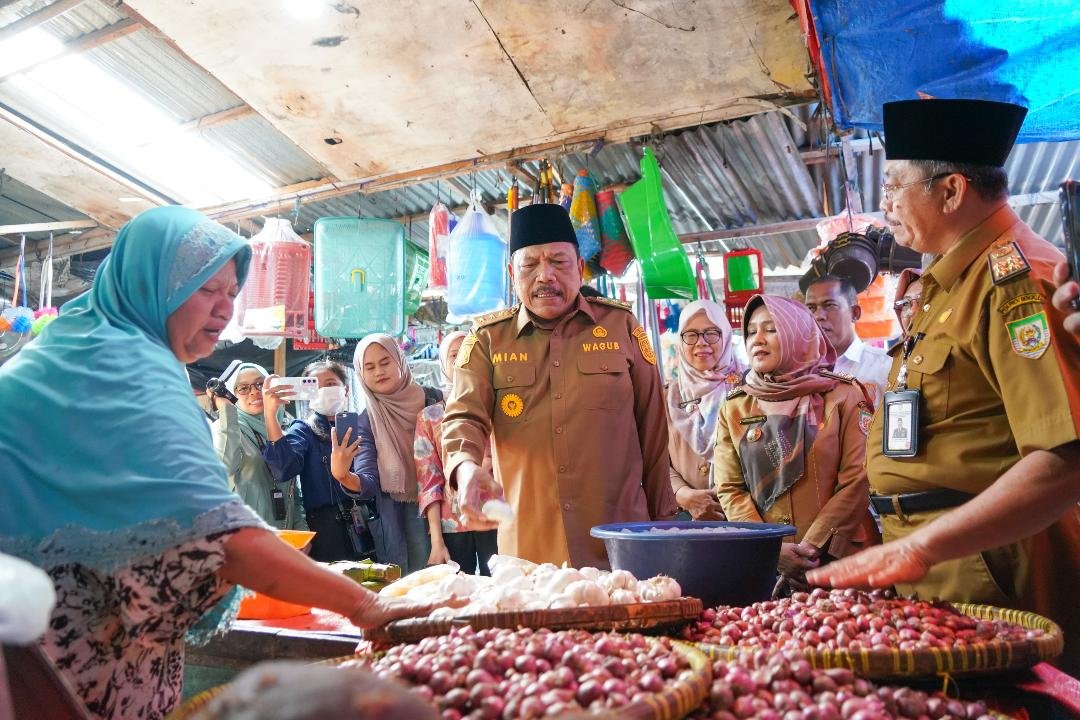 Wagub Mian Cek Harga Sembako jelang Ramadan 1446 Hijriyah (Foto-MC Bengkulu)