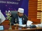 Helmi Hasan Hadir RUPS Bank Bengkulu Gubernur Bengkulu, Helmi Hasan.(Foto-MC Bengkulu)