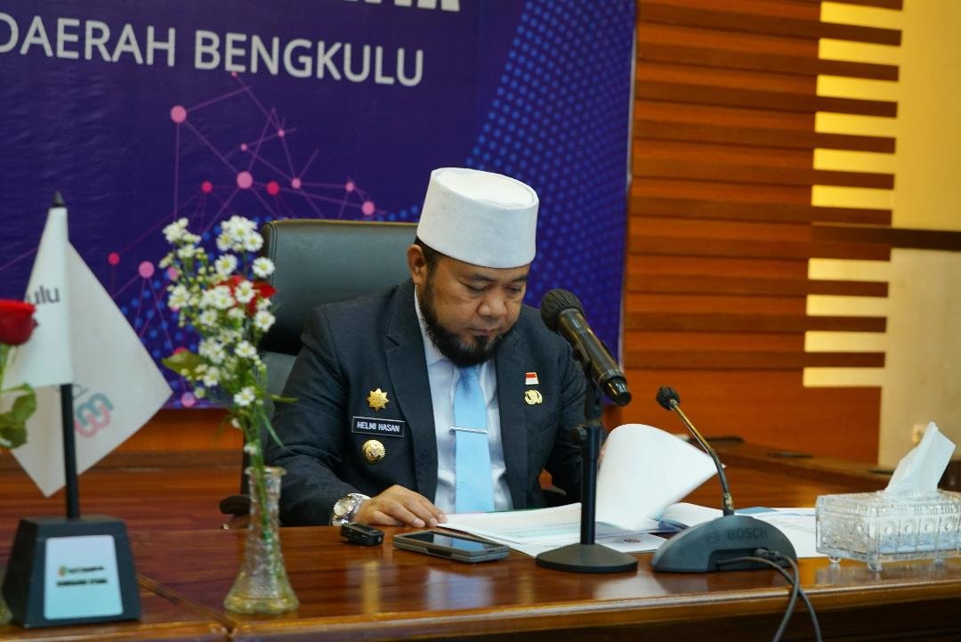 Helmi Hasan Hadir RUPS Bank Bengkulu Gubernur Bengkulu, Helmi Hasan.(Foto-MC Bengkulu)