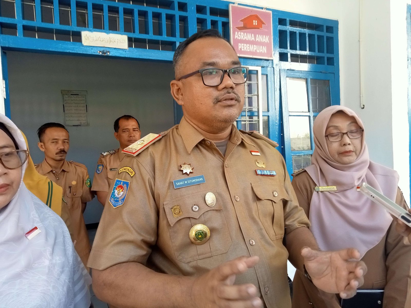 Kadis Sosial Kota Bengkulu Sahat Kasat Pol PP Kota Bengkulu, Sahat Sitomorang.(Foto/Dok)