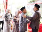 Wagub Open House Wakil Gubernur Bengkulu Mian menggelar open house dalam rangka Hari Raya Idulfitri 1446 Hijriyah guna meningkatkan silaturahmi pemerintah dan masyarakat.(Foto/MC Bengkulu)