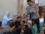 Bimbingan Mental dan Trauma Korban Gempa Bagian Psikolog Biro SDM Polda Bengkulu memberikan layanan trauma healing kepada korban gempa Bengkulu dengan sasaran orang dewasa dan anak-anak.(Foto/Ist)