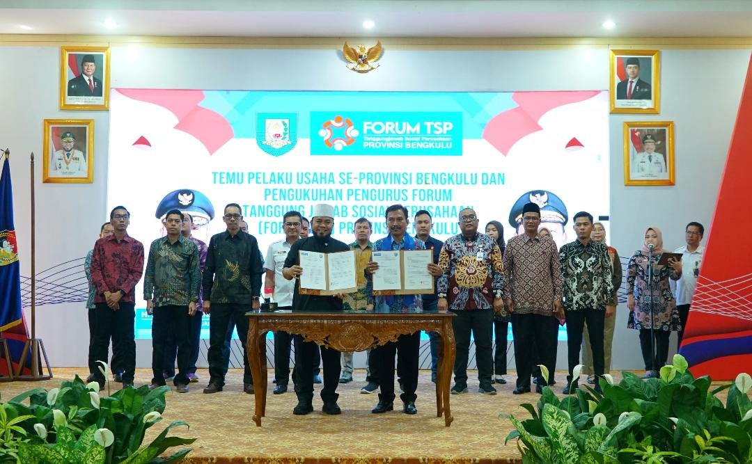 CSR Peruahaan di Bengkulu Ratusan perusahaan di Bengkulu, siap menyalurkan CSR kepada masyarakat guna meningkatkan kemajuan Bengkulu.(Foto/Ist)