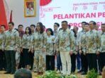 Pengurus Sosial Marga Tionghoa (PSMTI) Provinsi Bengkulu masa bakti 2025-2029 dikukuhkan Gubernur Bengkulu, Helmi Hasan, di Balai Raya Semarak Bengkulu, Selasa 21 Mei 2025.(Foto/MC Bengkulu)