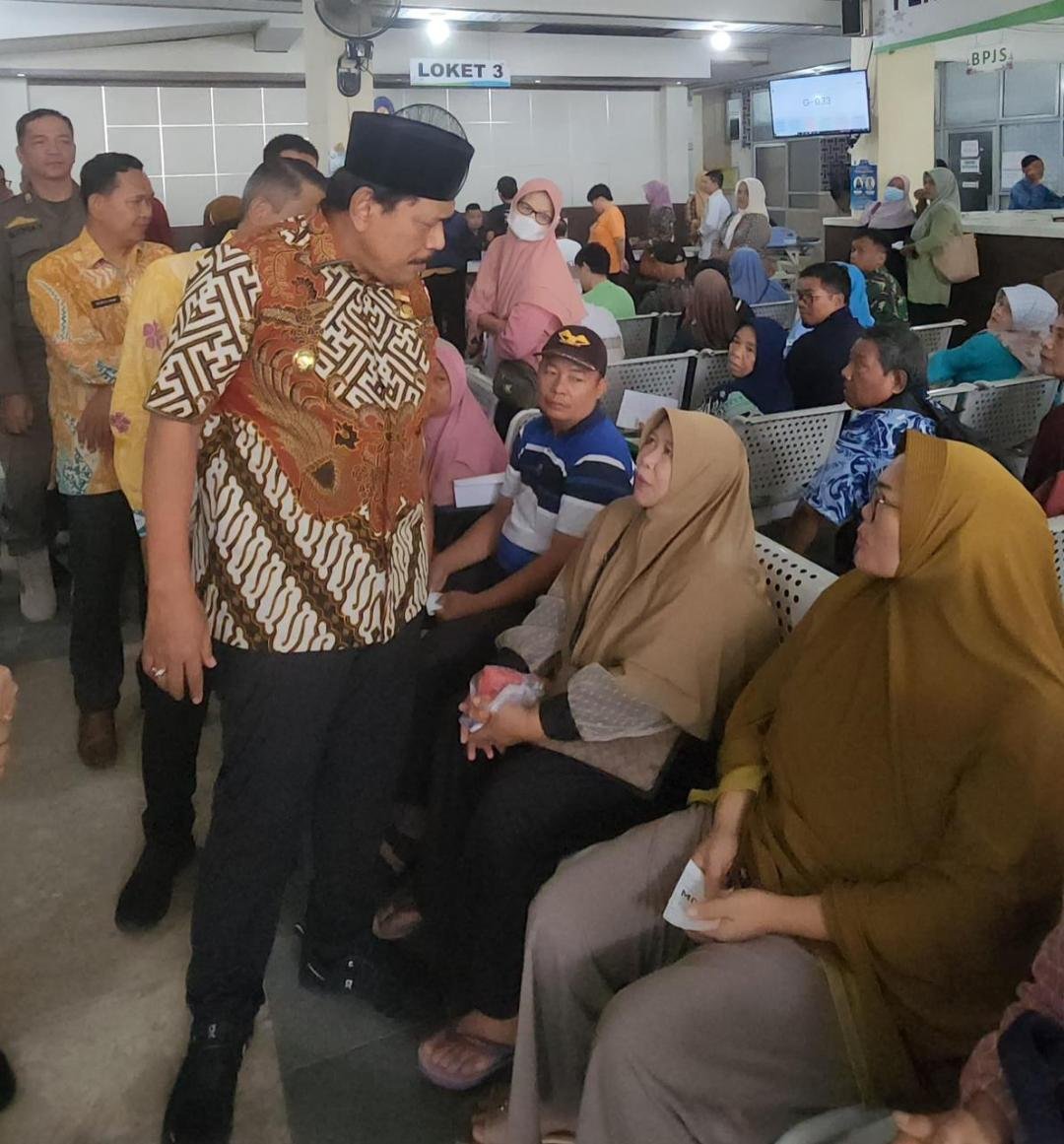 Sidak Wagub RSU Yunus Bengkulu Wagub Bengkulu, Mian sidak ke RSU Yunus untuk memastikan pelayanan berjalan baik dan lancar.(Foto/Ist)