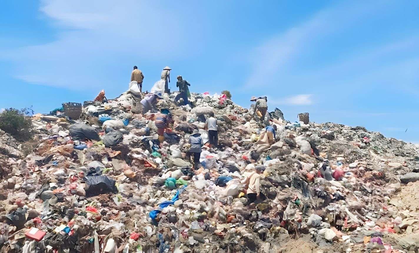 Tempat Pembuangan Akhir (TPA) Air Sebakul, Kecamatan Selebar, Kota Bengkulu.(Foto/Ist)