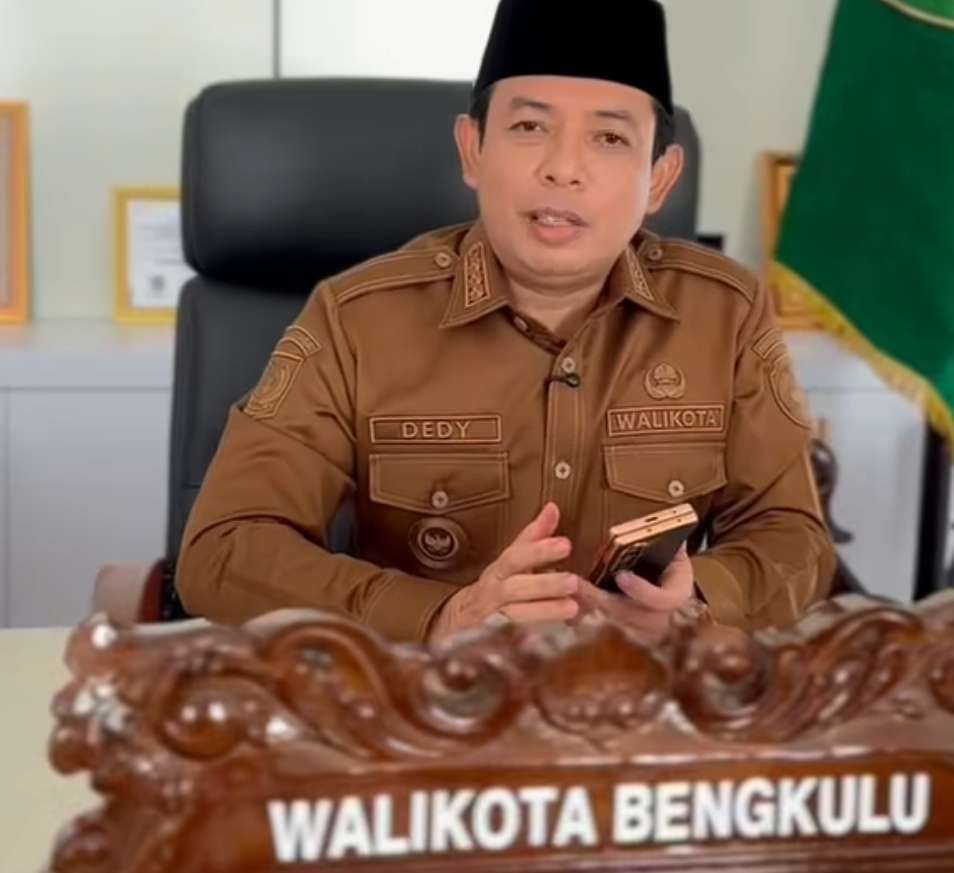 Wali Kota Bengkulu, Dedy Wahyudi.(Foto/Ist)