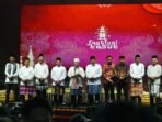 Buka Festival Tabut Gubernur Bengkulu, Helmi Hasan didampingi para bupati/wakil bupati dan wali kota Bengkulu membuka Festival Tabut 2025, di Pantai Panjang, Bengkulu, Jumat (27/6/2025) malam.(Foto/Ist)